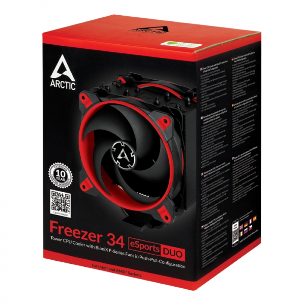 Кулер для процессора Arctic Freezer 34 eSports DUO - Red (ACFRE00060A)