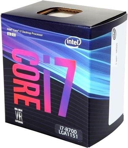 CPU Intel Core i7-8700 Coffee Lake BOX {3.20Ггц,12МБ, Socket 1151}