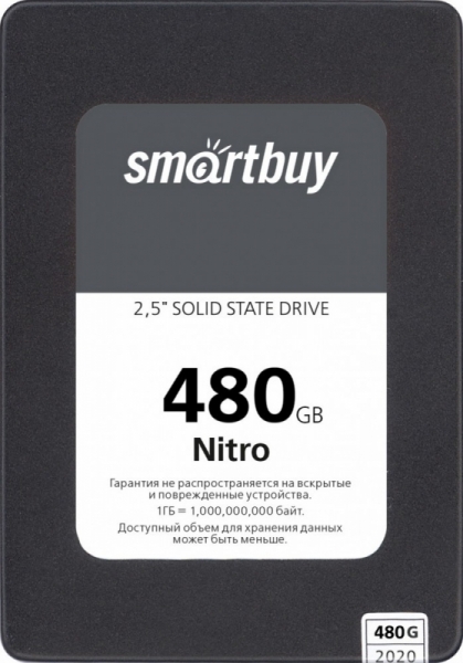 SSD накопитель Smartbuy Nitro 480Gb (SBSSD-480GQ-MX902-25S3)