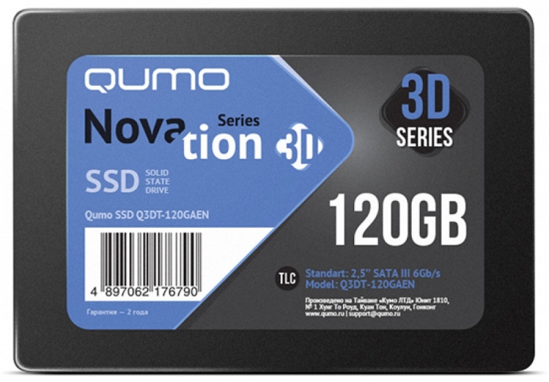 SSD накопитель QUMO Novation 120GB (Q3DT-120GAEN)