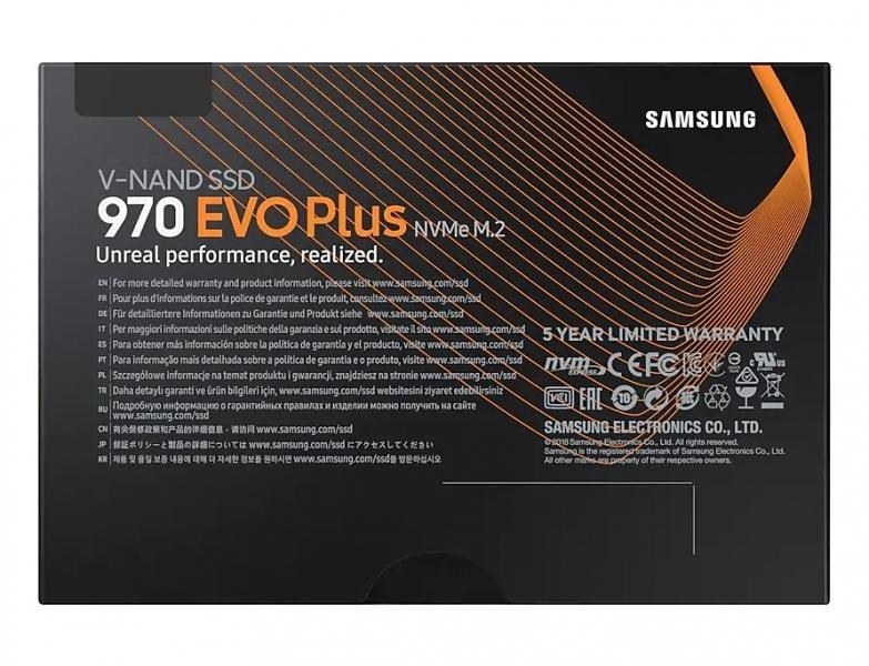 SSD накопитель M.2 Samsung 970 EVO Plus 500GB (MZ-V7S500BW)