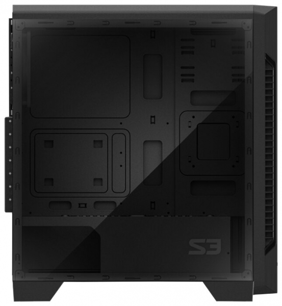 Корпус Zalman S3 Black, ATX, без БП, черный