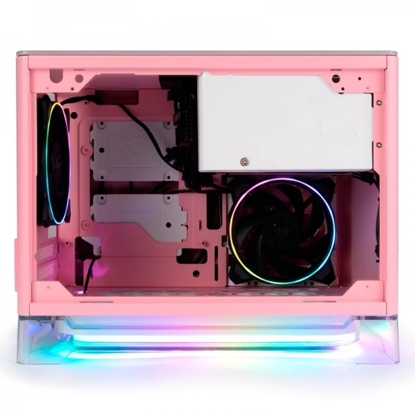 Корпус INWIN CF08A (A1PLUS), Mini-ITX, 650W, розовый (6136764)