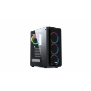 Корпус Powercase Mistral Z4 Mesh LED TG, чёрный, ATX (CMIZB-L4)