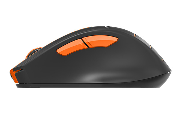 Мышь A4Tech Fstyler FG30S, серый/оранжевый