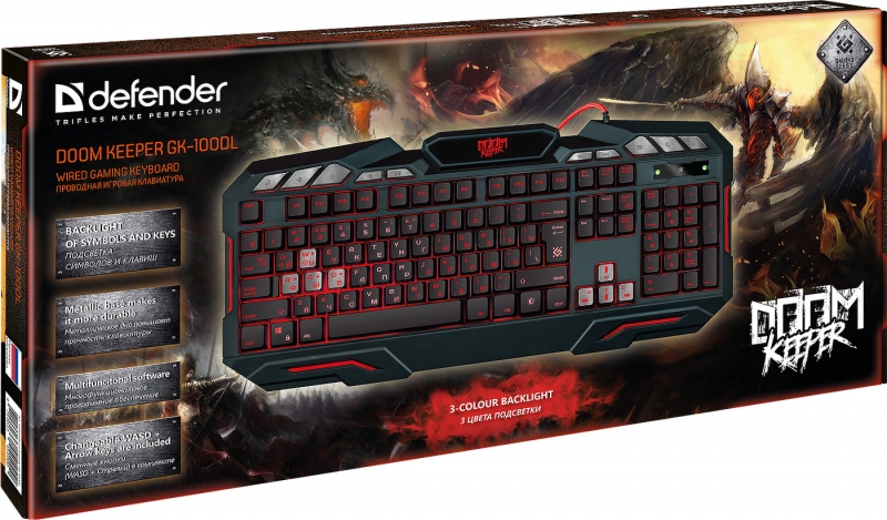 Клавиатура Defender Doom Keeper GK-100DL (45100)
