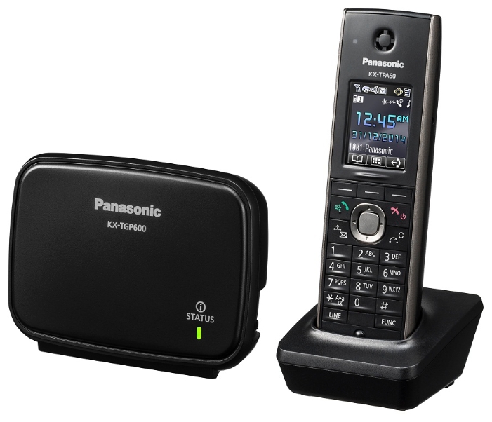 Телефон IP Panasonic KX-TGP600RUB, черный
