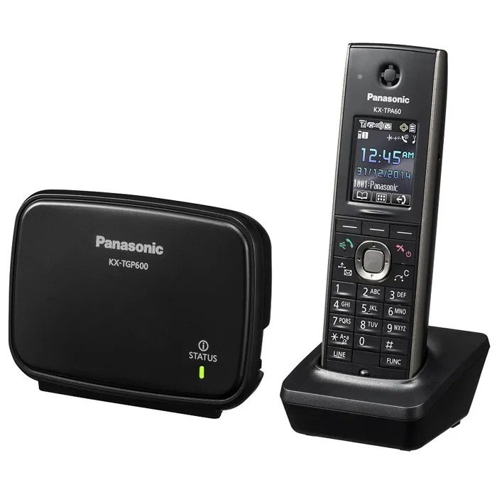 Телефон IP Panasonic KX-TGP600RUB, черный