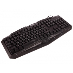 CBR KB 870 Armor USB {Клавиатура игровая, 103 стандартных клавиши + 13 доп., подсветка рабочего поля/символов, 3 цвета подсветки}