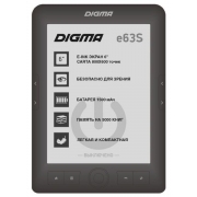 Электронная книга Digma E63S 6" E-Ink Carta 800x600 600MHz/4Gb/microSDHC темно-серый [E63SDG]