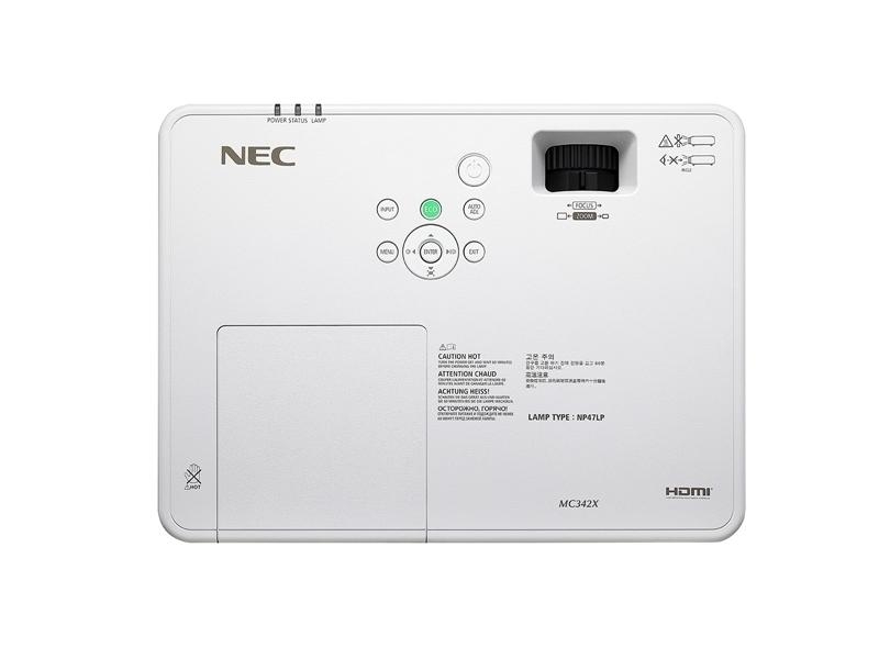 NEC MC342X(G) {3LCD 1024x768 XGA 4:3 3400lm 16000:1 2xHDMI 3,1kg}
