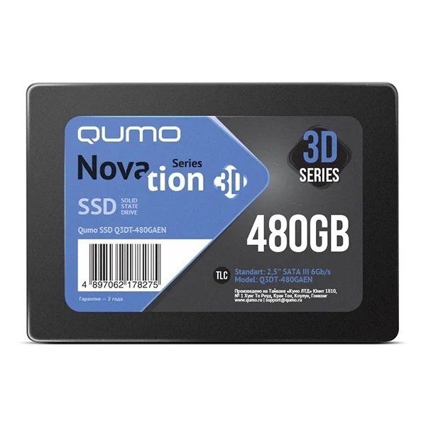 Накопитель SSD QUMO 480GB QM Novation Q3DT-480GAEN 
