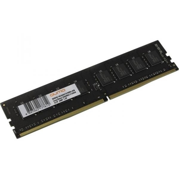 Оперативная память QUMO DDR4 DIMM 4GB PC4-21300, 2666MHz (QUM4U-4G2666C19)