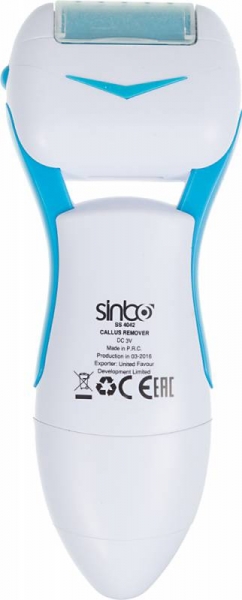 Пилка роликовая Sinbo SS 4042 синий/белый