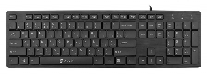 Клавиатура Oklick 520M2U, черный (1061587)