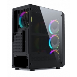 Корпус Powercase Mistral Z4 Mesh RGB TG, чёрный, ATX (CMIZB-R4)