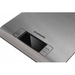 Весы кухонные электронные Starwind SSK6673, серебристый