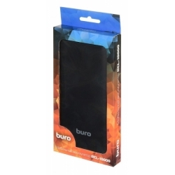 Мобильный аккумулятор Buro RCL-10000-BK Li-Pol 10000mAh 2.1A черный 2xUSB