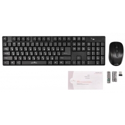 Клавиатура + мышь Oklick 210 M, черный (612841)