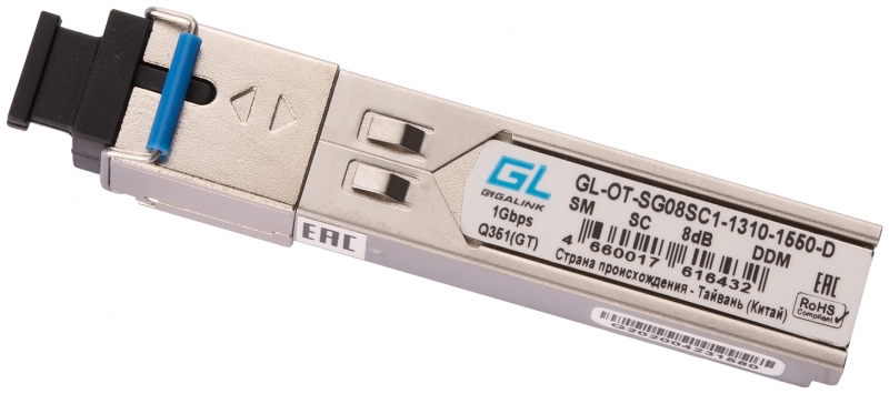 Модуль GIGALINK GL-OT-SG08SC1-1310-1550-D
