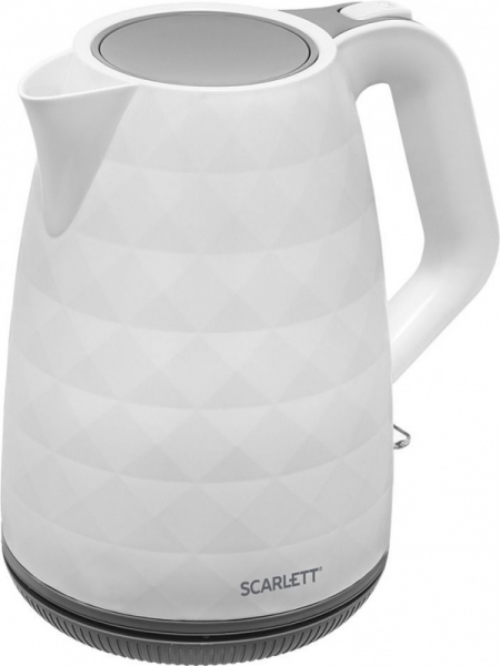 Чайник электрический Scarlett SC - EK18P49 1.7л. 2200Вт белый/серый