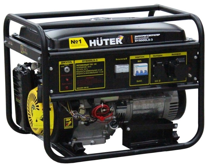 Бензиновая электростанция Huter DY8000LX-3