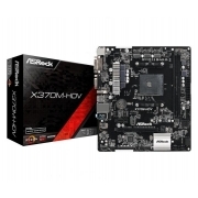 Материнская плата Asrock X370M-HDV <Socket-AM4, AMD X370, 2xDDR4, PCI-E+ PCI-E 16x, 4xSATA (Raid 0/1/10) + m.2, HDMI+DVI