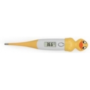 Термометр электронный A&D DT-624 "Лягушка" желтый/белый