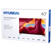 Телевизор LED Hyundai 40" H-LED40ET4100 черный/FULL HD/60Hz/DVB-T2/DVB-C/DVB-S2/USB (RUS)
