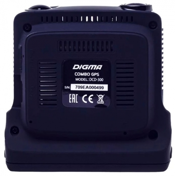Видеорегистратор с радар-детектором DIGMA DCD-300, GPS
