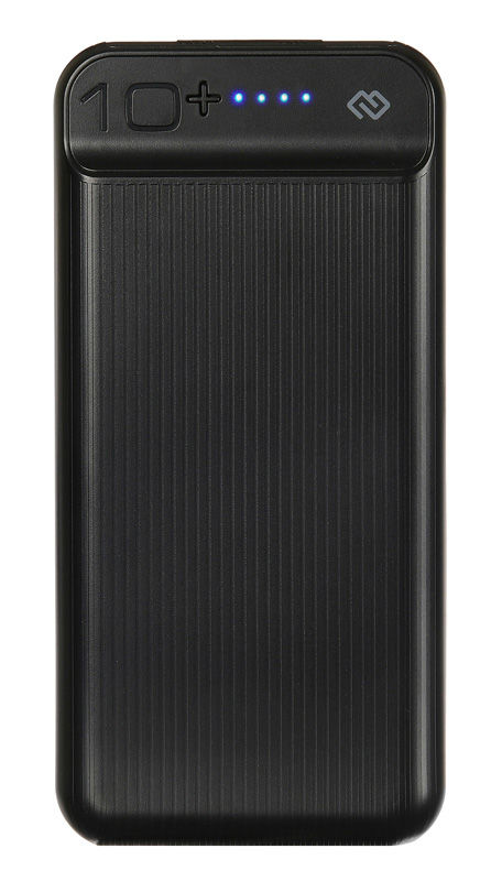 Мобильный аккумулятор Digma черный 10000 мА⋅ч (DG-10000-3U-BK)