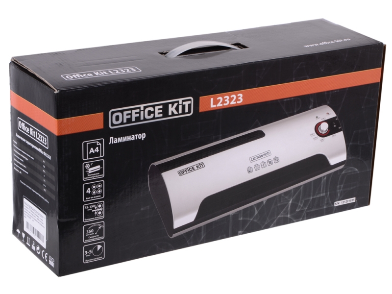 Ламинатор Office Kit L2323 A4, белый