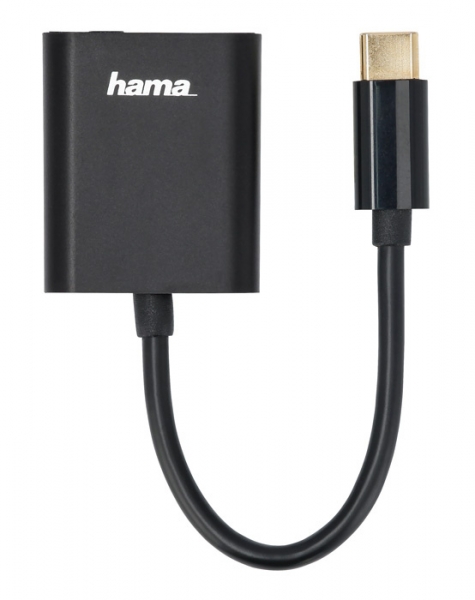 Разветвитель USB 2.0 Hama 00135748 2порт, черный