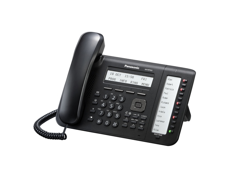 VoIP-телефон Panasonic KX-NT553, черный