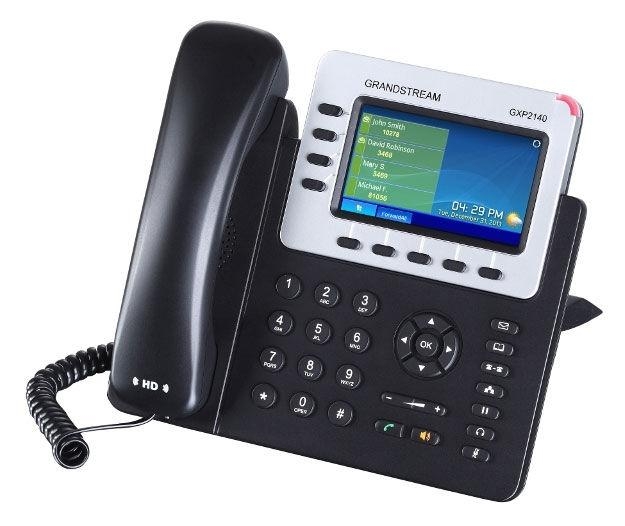Телефон IP Grandstream GXP-2140, черный