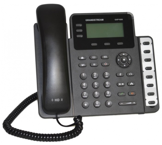 Телефон IP Grandstream GXP-1630, черный