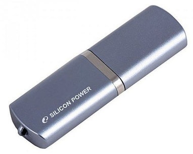 Флеш Диск Silicon Power 64Gb LuxMini 720 SP064GBUF2720V1D USB2.0 синий