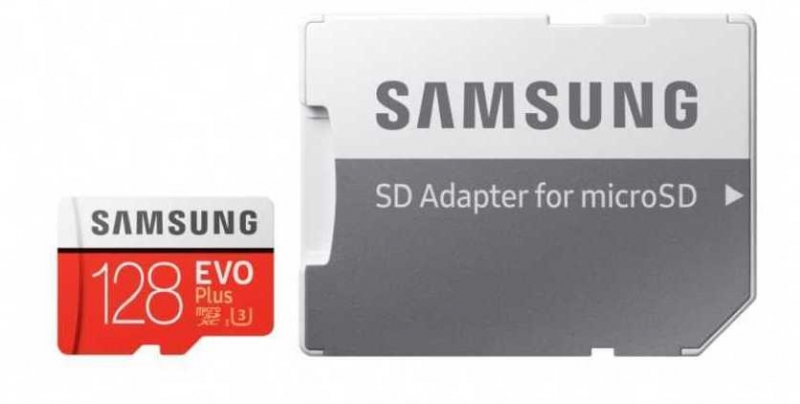 Флеш карта microSDXC 128Gb Class10 Samsung MB-MC128HA/RU EVO+ + adapter