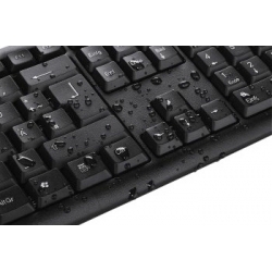Клавиатура Hama Verano механическая черный USB slim