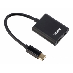 Разветвитель USB 2.0 Hama 00135748 2порт, черный