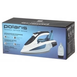 Утюг Polaris PIR 2695AK, 2600Вт, белый/ бирюзовый