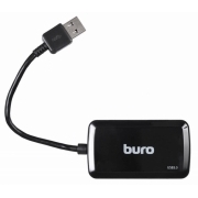 Разветвитель USB 3.0 Buro BU-HUB4-U3.0-S 4порт, черный
