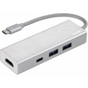 Разветвитель USB 3.1 Hama Aluminium (00135756)