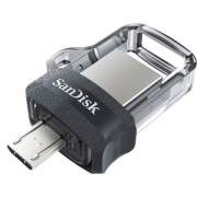 Флеш Диск Sandisk 256Gb Ultra Dual drive SDDD3-256G-G46 USB3.0 черный