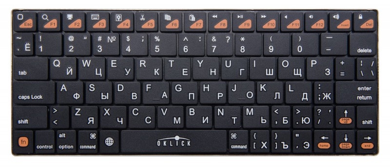 Клавиатура Oklick 840S черный (754787)