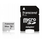 Карта памяти Transcend Micro SecureDigital 64Gb (TS64GUSD300S-A)