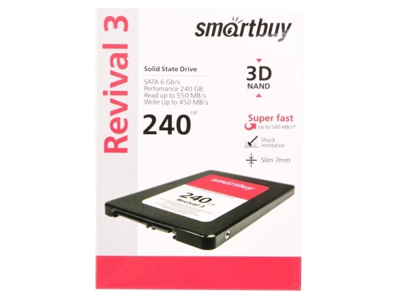 SSD накопитель SmartBuy Revival 3 240GB (SB240GB-RVVL3-25SAT3)