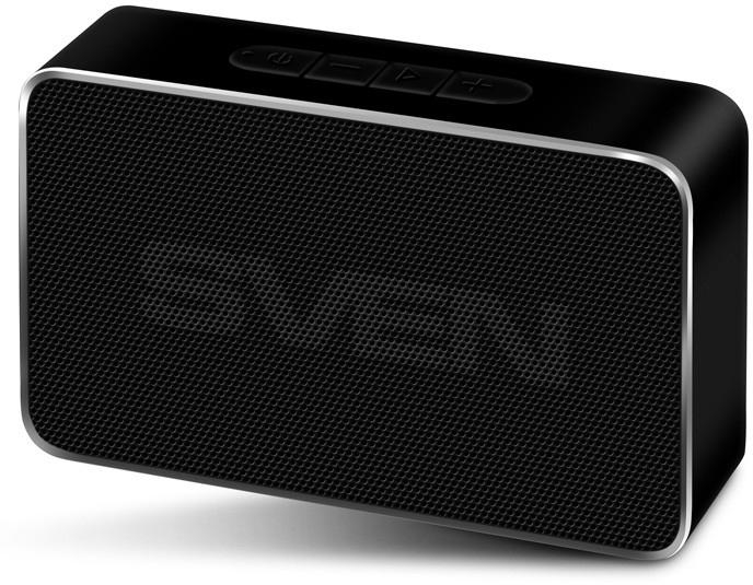 SVEN PS-85, черный (5 Вт, Bluetooth, FM, USB, microSD, 600мА*ч)