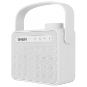 SVEN PS-72,  белый  (6  Вт, Bluetooth, FM, USB, microSD, ручка )