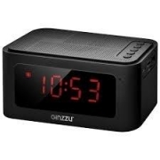 Ginzzu GM-881B {BT-Колонка 3W/LCD/USB/TF/AUX/FM/часы/будильник}